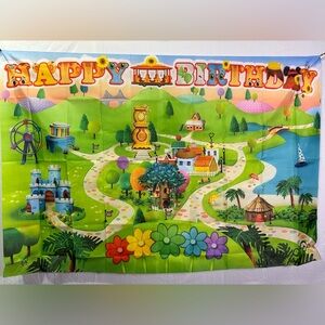 Daniel Tiger’s Neighbourhood Happy Birthday Backdrop Banner 5x3Ft.